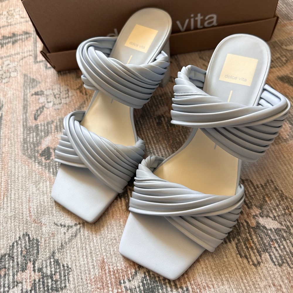 Dolce Vita pilton light blue stella sandals, size 7.5 - Picture 2 of 6